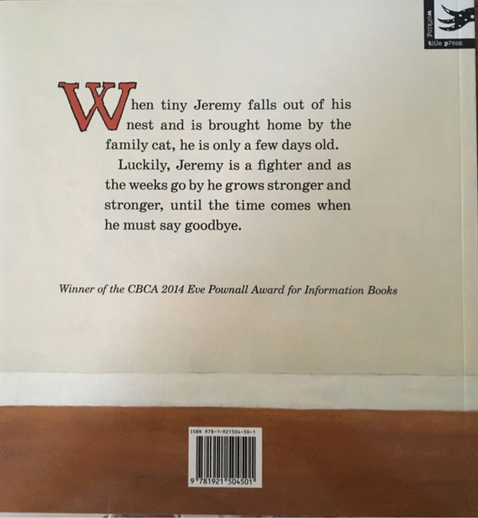 Jeremy - Jan Karon book collectible [Barcode 9781921504501] - Main Image 2