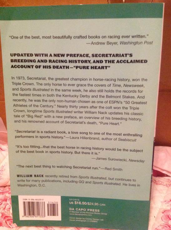 Secretariat - William Nack (Da Capo Pr) book collectible [Barcode 9780306811333] - Main Image 2
