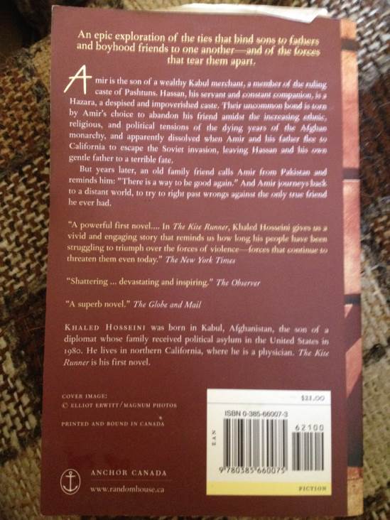 The Kite Runner - Khaled Hosseini (Anchor Canada - Paperback) book collectible [Barcode 9780385660075] - Main Image 2