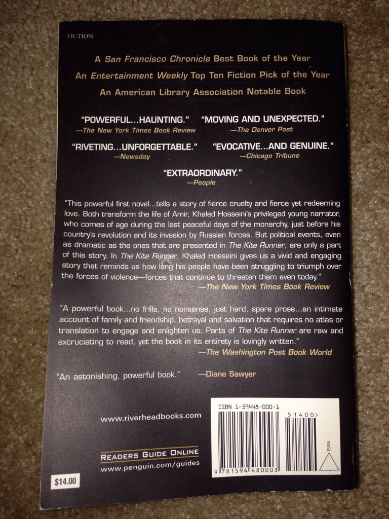 The Kite Runner - Khaled Hosseini (Penguin Random House LLC - Paperback) book collectible [Barcode 9781594480003] - Main Image 2