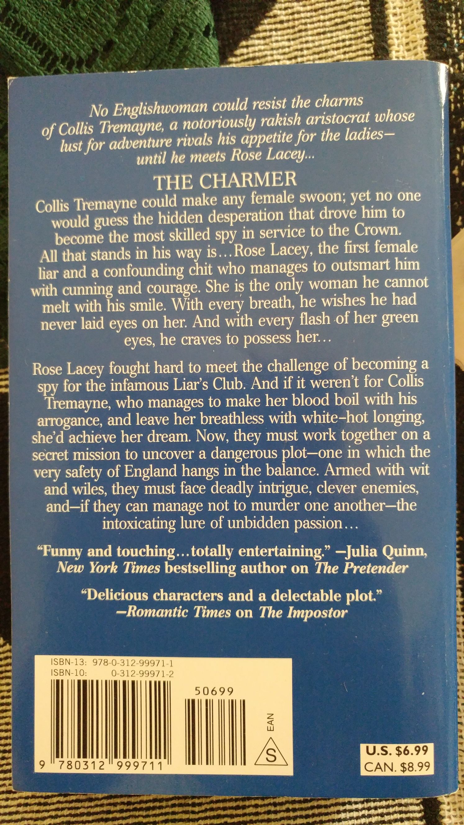 The Charmer - Celeste Bradley (St. Martin’s Paperbacks - Paperback) book collectible [Barcode 9780312999711] - Main Image 2