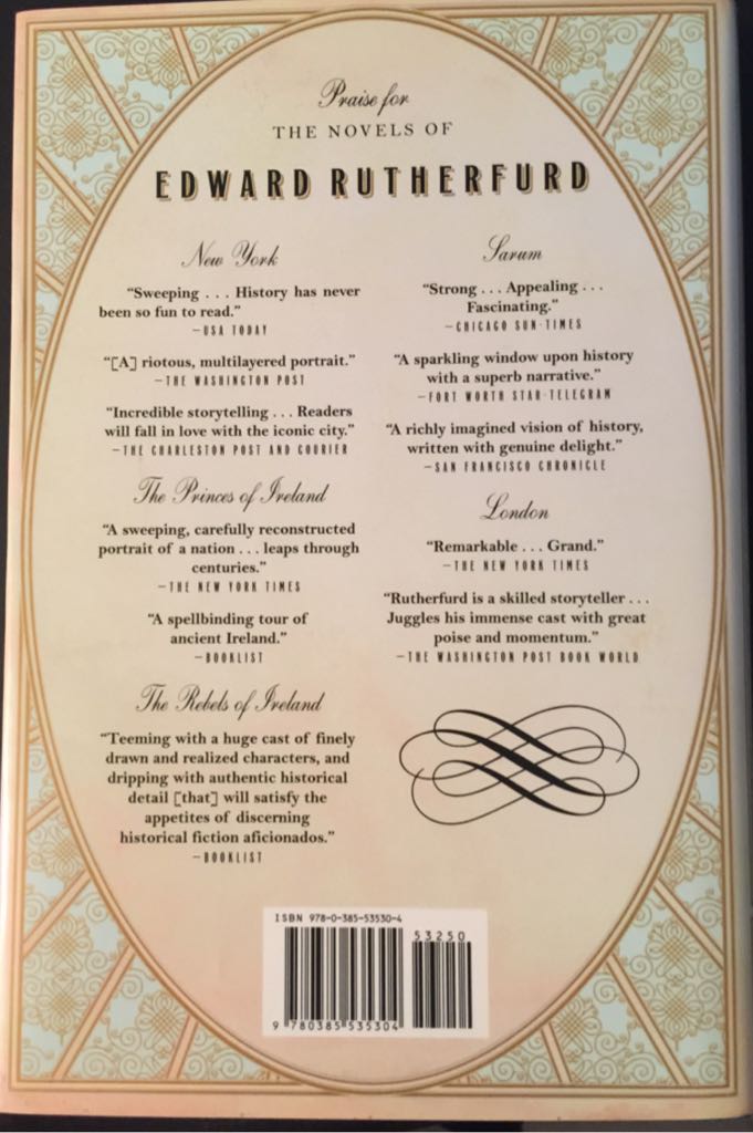 Paris - Edward Rutherfurd (Doubleday - Hardcover) book collectible [Barcode 9780385535304] - Main Image 2