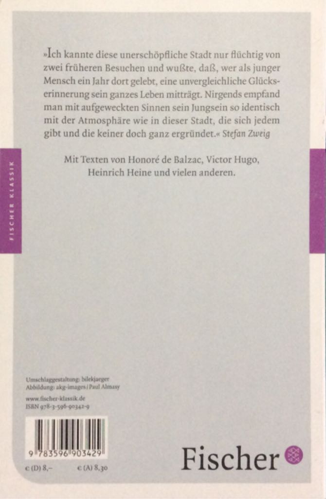 Paris  book collectible [Barcode 9783596903429] - Main Image 2