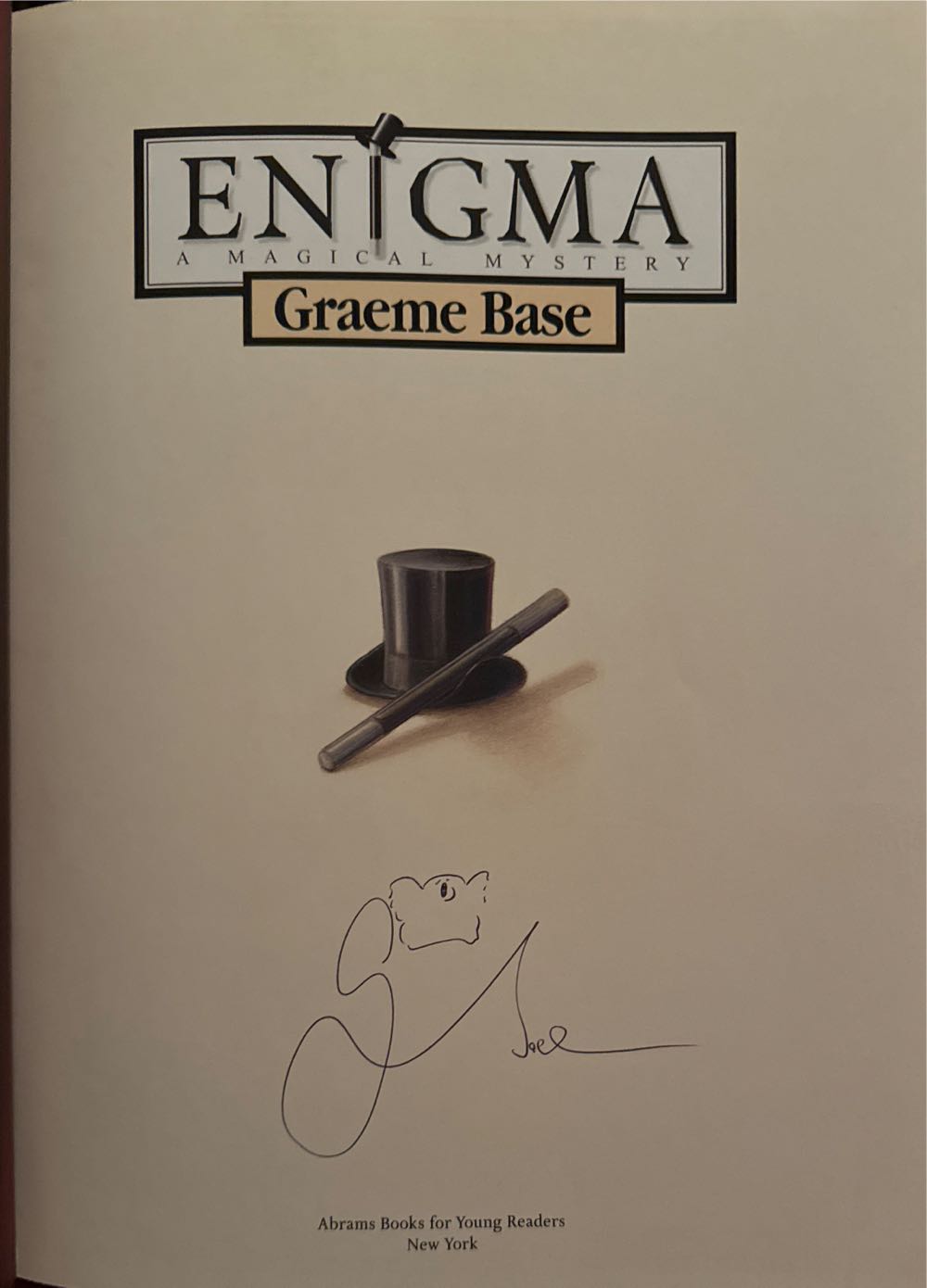 Enigma - Graeme Base (Abrams Books for Young Readers - Hardcover) book collectible [Barcode 9780810972452] - Main Image 3