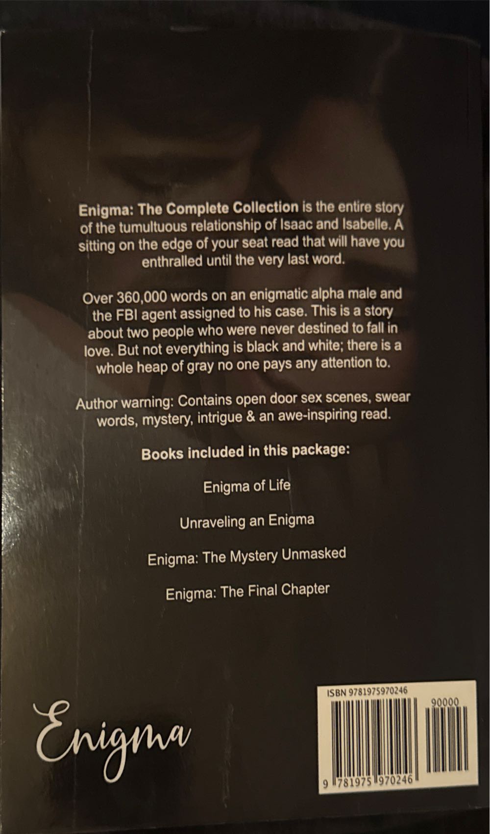 Enigma (The Complete Collection) - Shandi Boyes (Createspace Independent Publishing Platform - Paperback) book collectible [Barcode 9781975970246] - Main Image 2