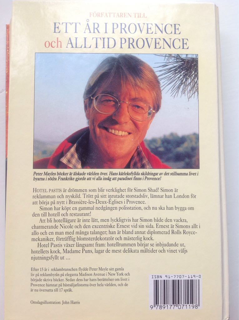 Hotel Pastis - Peter Mayle book collectible [Barcode 9789177071198] - Main Image 2