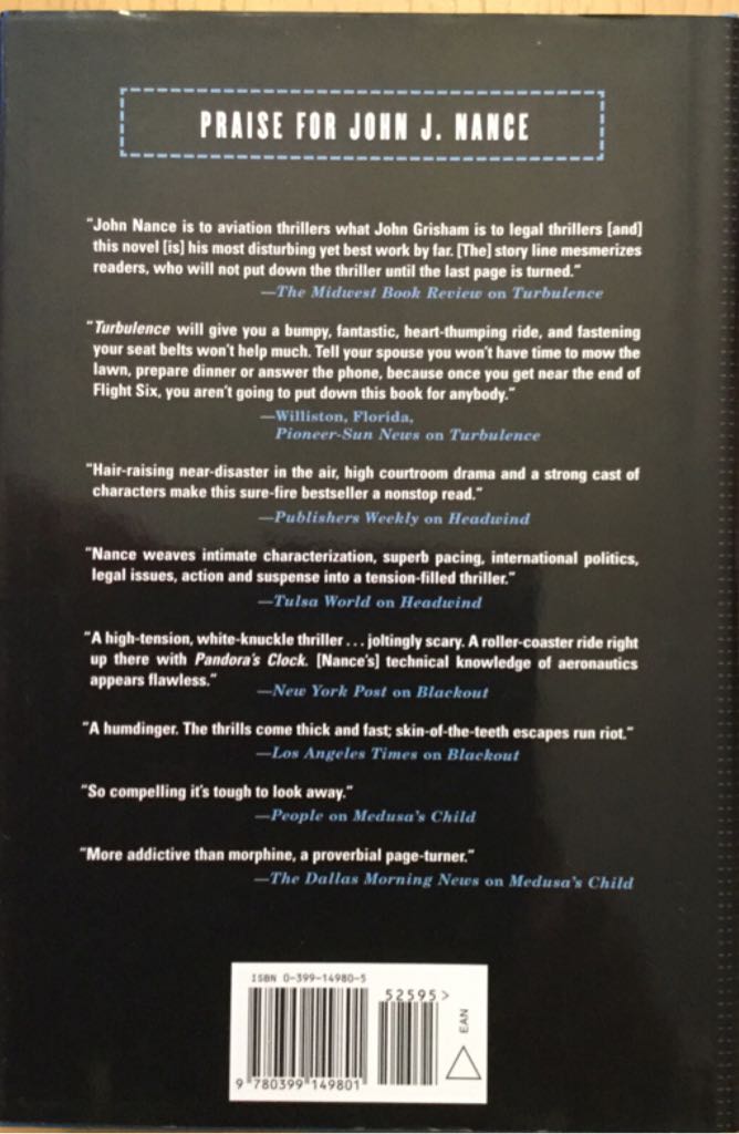 Skyhook - John J. Nance (G. P utnam’s Sons - Hardcover) book collectible - Main Image 2