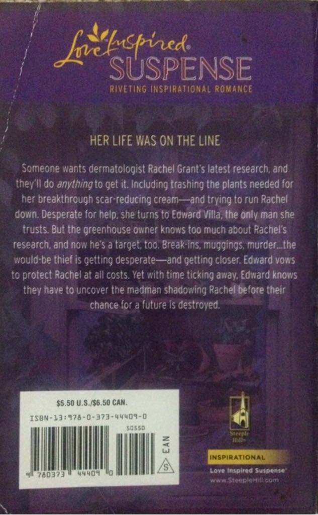 Formula For Danger - Camy Tang (Steeple Hill Love Inspired - Paperback) book collectible [Barcode 9780373444090] - Main Image 2