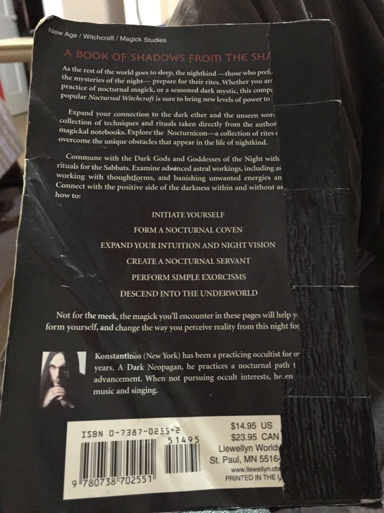 Gothic Grimoire - Konstantinos (Llewellyn Worldwide - Tape Binding) book collectible [Barcode 9780738702551] - Main Image 2