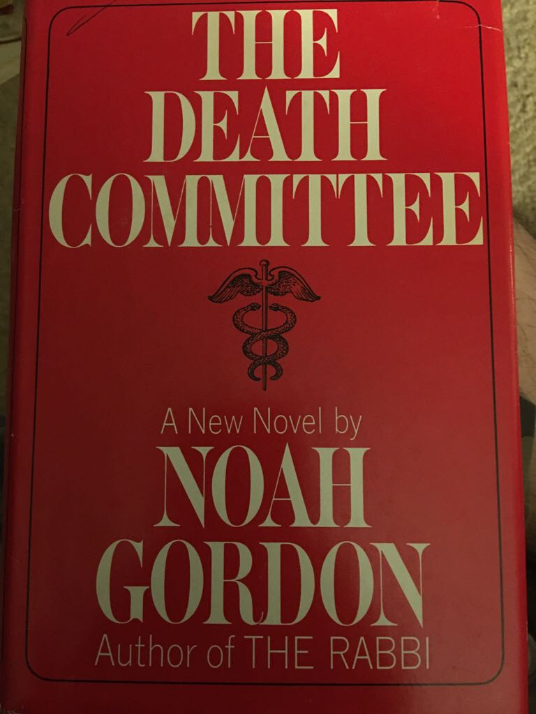 The Death Committee - Gordon, Noah book collectible - Main Image 1