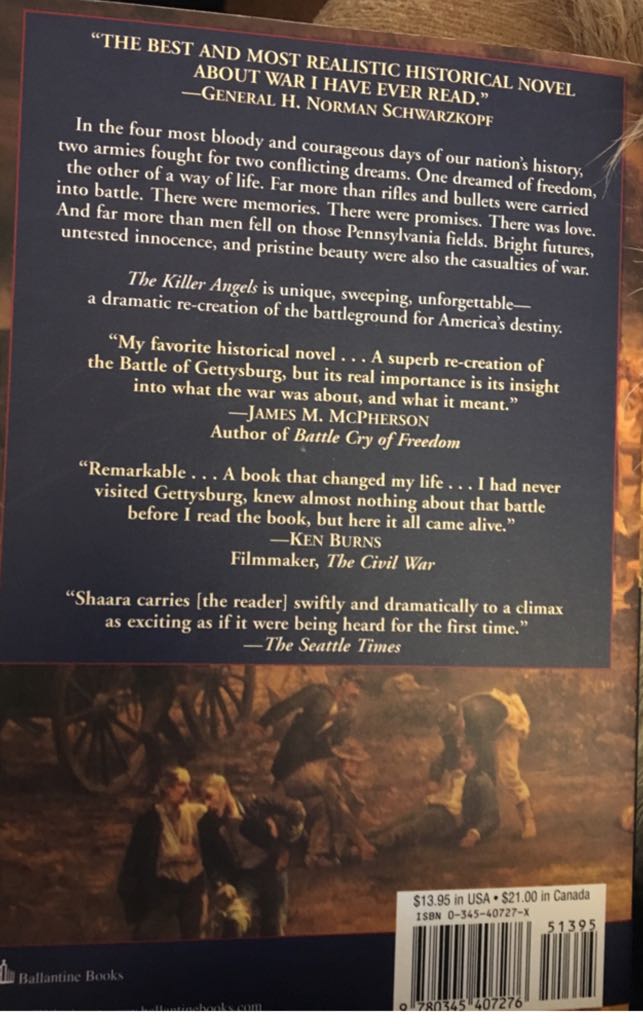 The Killer Angels  book collectible - Main Image 2