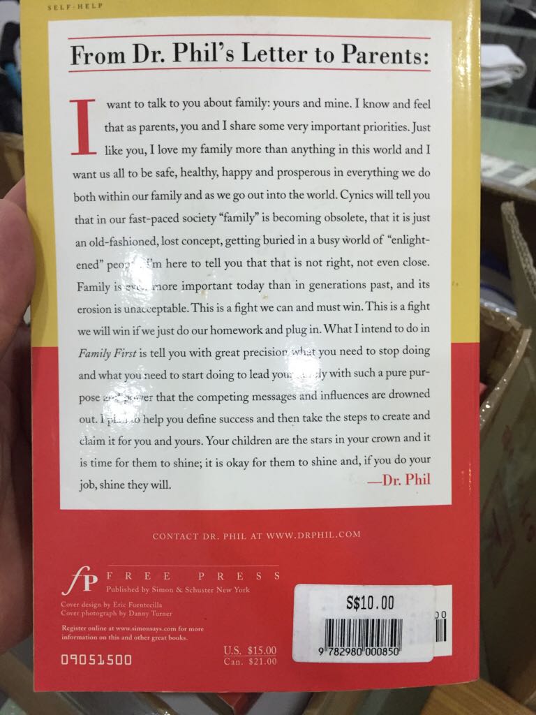 Family First - phil book collectible - Main Image 2