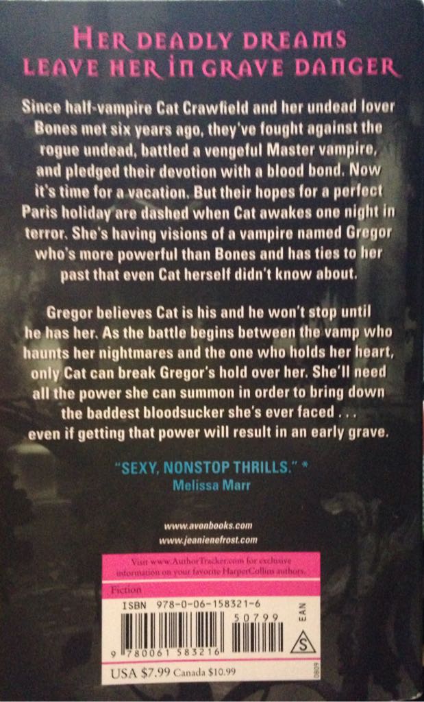 Destined For An Early Grave - Jeaniene Frost (Avon - Paperback) book collectible [Barcode 9780061583216] - Main Image 2