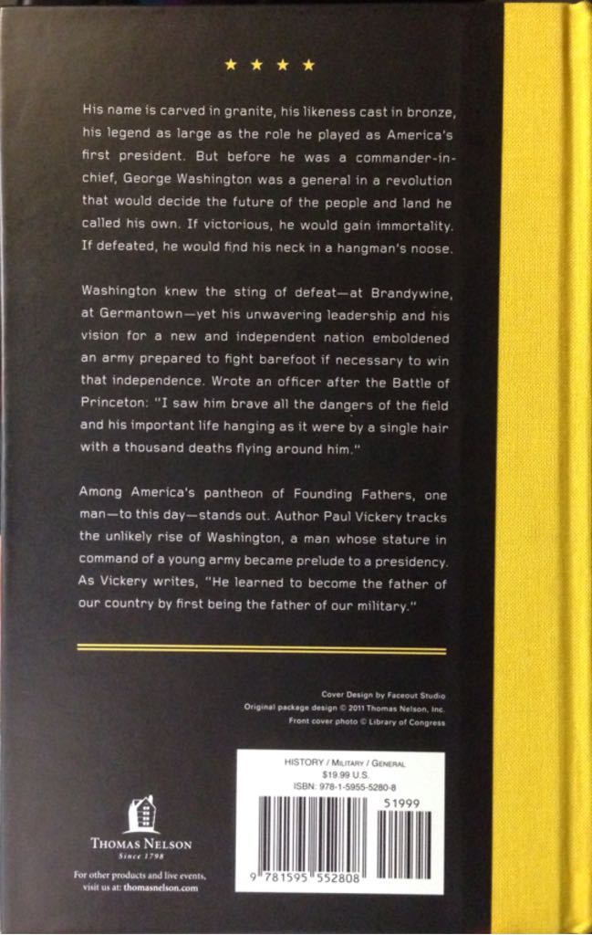 Washington - Paul S. Vickery (Thomas Nelson Inc - eBook) book collectible [Barcode 9781595552808] - Main Image 2