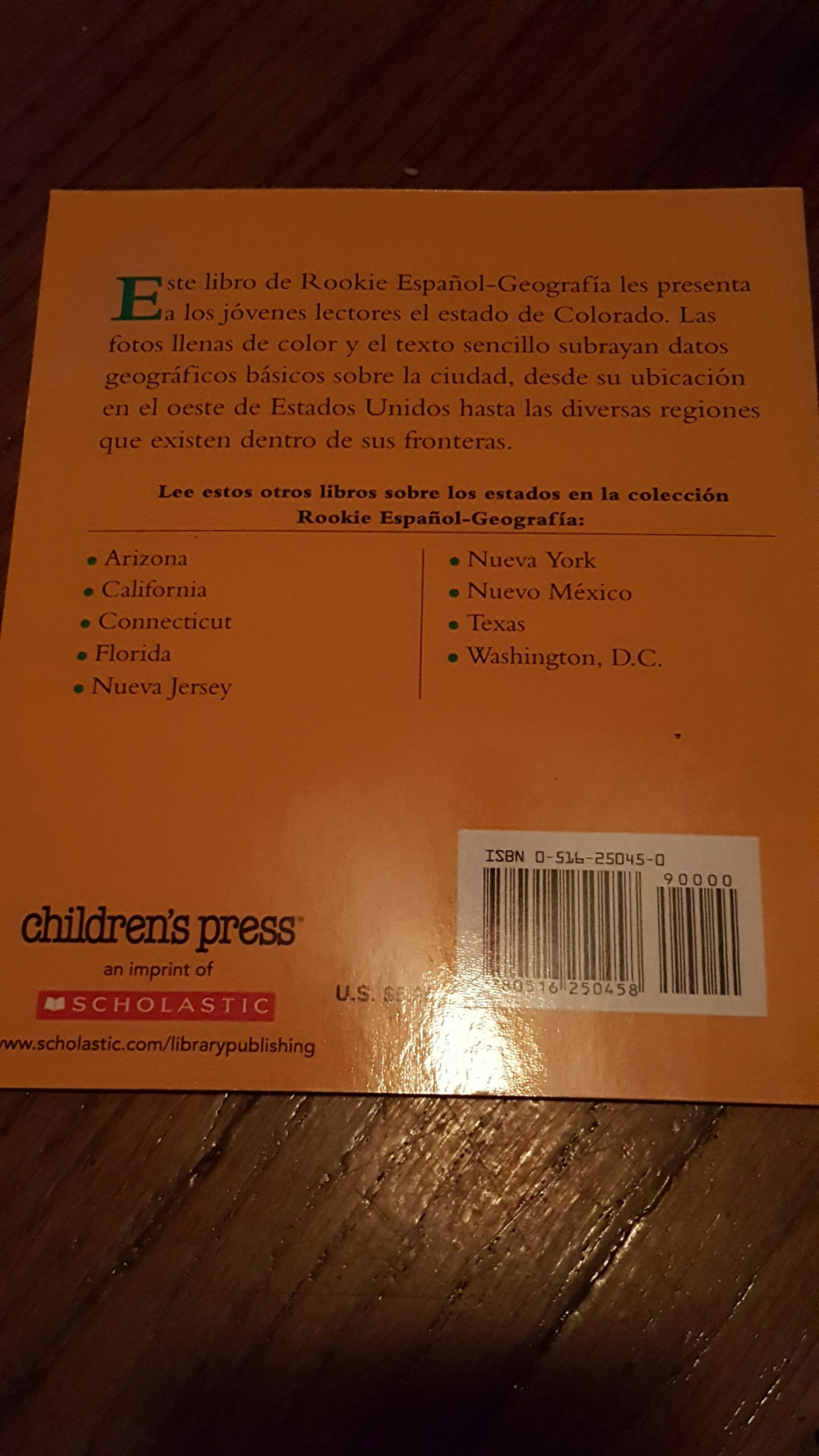 Colorado  book collectible [Barcode 9780516250458] - Main Image 2