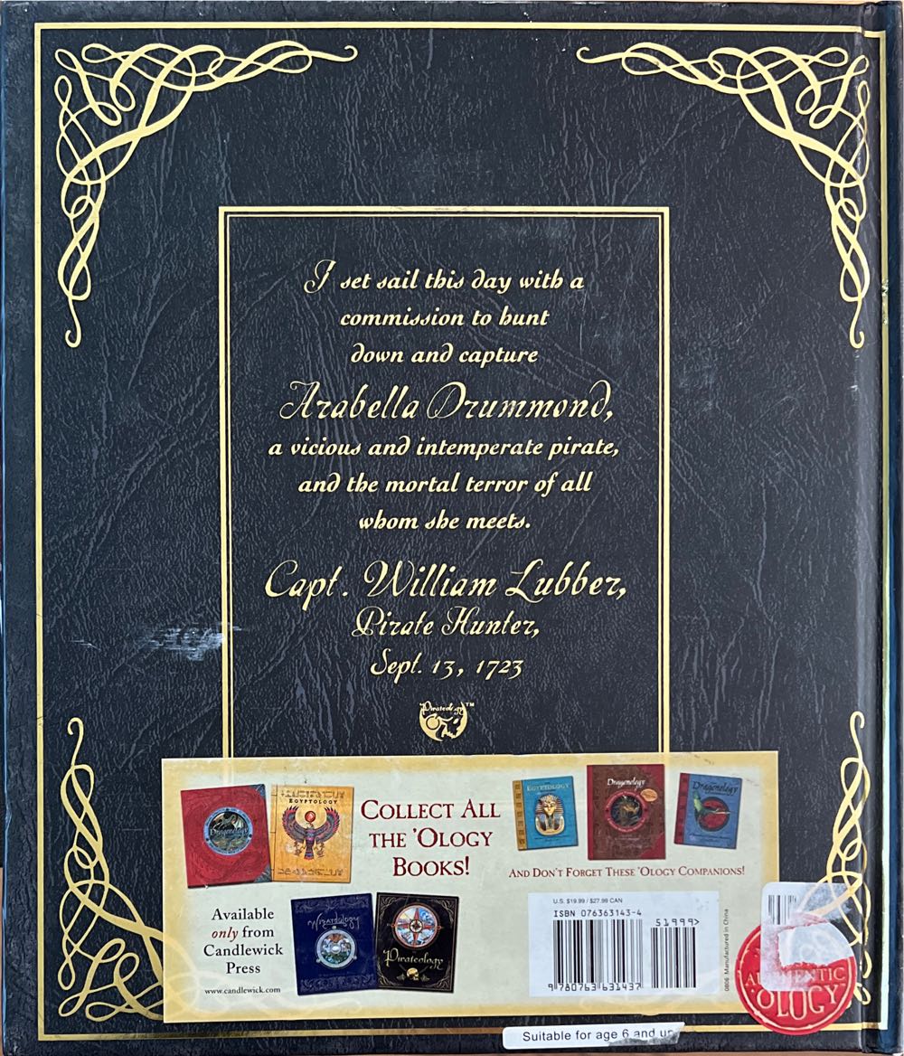 Pirateology - Captain William Lubber (Candlewick - Hardcover) book collectible [Barcode 9780763631437] - Main Image 2