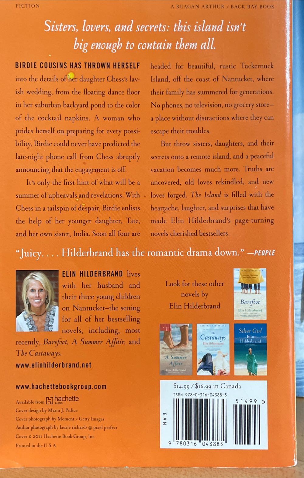 Island, The - Elin Hilderbrand (- Paperback) book collectible [Barcode 9780316043885] - Main Image 2