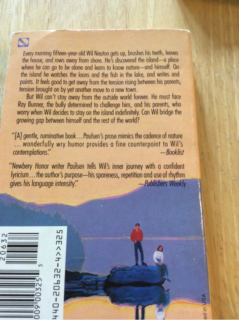 The Island - Gary Paulsen (Scholastic - Paperback) book collectible [Barcode 9780440206323] - Main Image 2