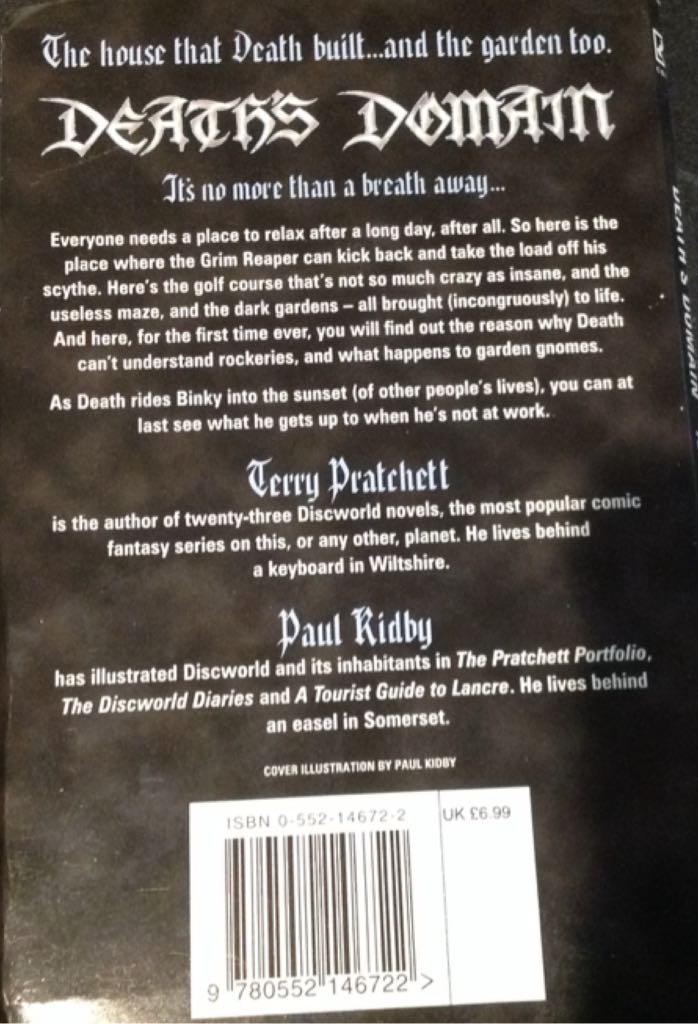 Deaths Domain - Terry Pratchett (Corgi Books - Paperback) book collectible [Barcode 9780552146722] - Main Image 2