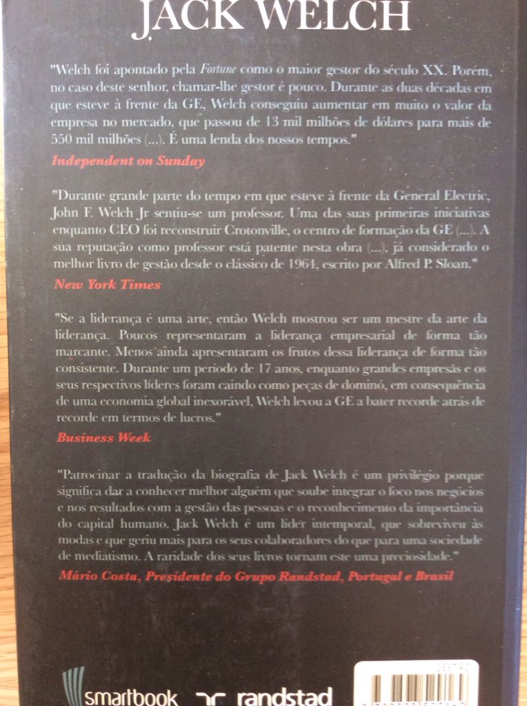 Jack (Portuguese Edition) - Jack Welch (Smartbook - Paperback) book collectible [Barcode 9789898529169] - Main Image 2