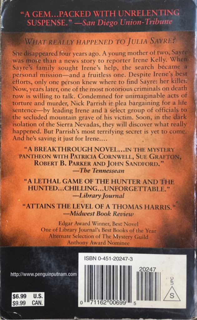 Bones - Jan Burke (Signet Book - Paperback) book collectible [Barcode 9780451202475] - Main Image 2