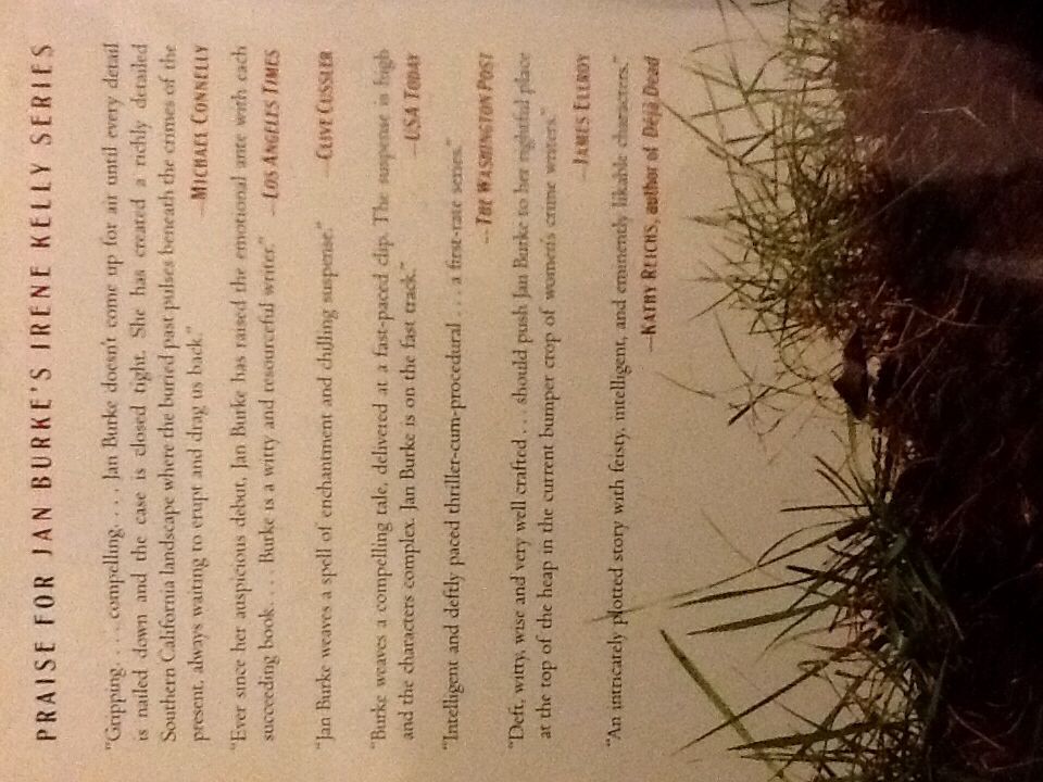 Bones - Jan Burke (Simon & Schuster - Hardcover) book collectible [Barcode 9780684855516] - Main Image 2