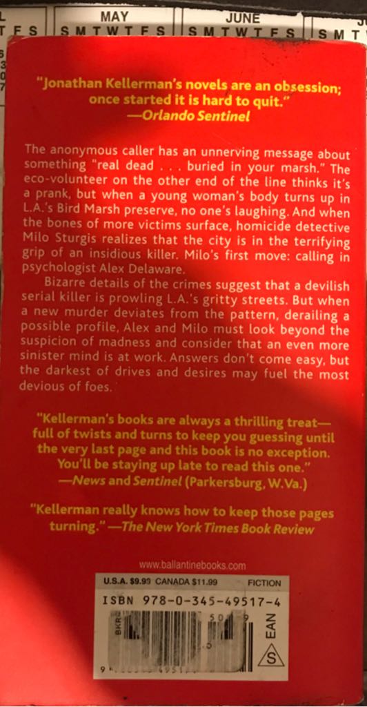 Bones - Jonathan Kellerman (Paperback) book collectible - Main Image 2