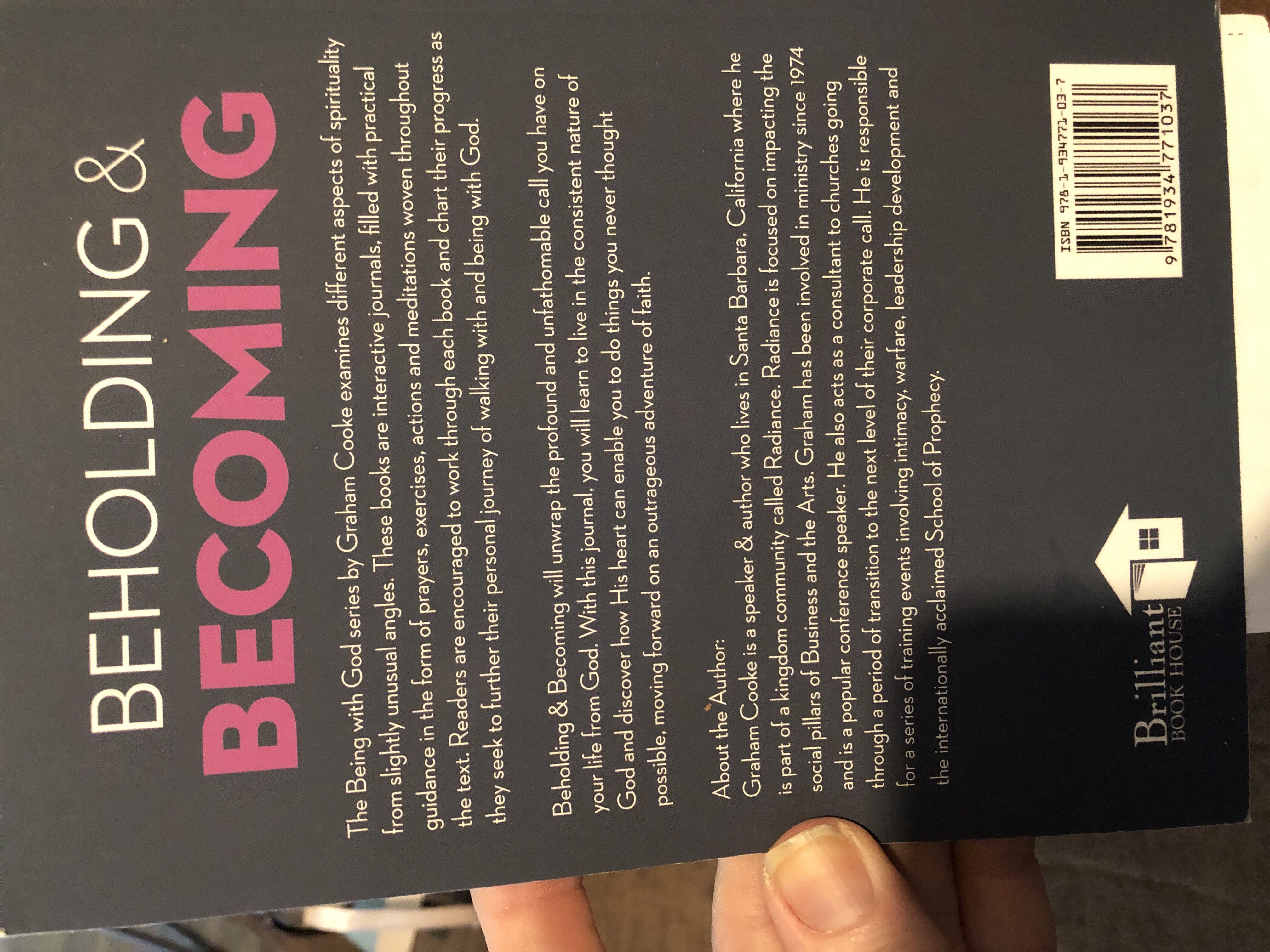 Beholding And Becoming - Graham Cooke (Brilliant Bookhouse) book collectible [Barcode 9781934771037] - Main Image 2