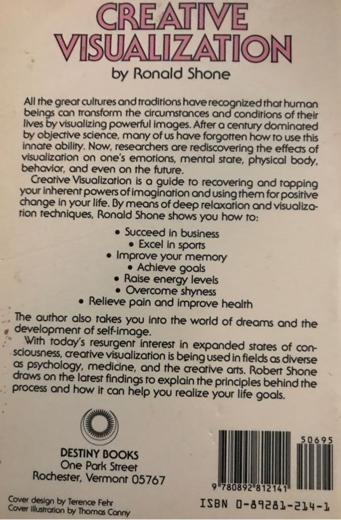 Creative Visualization - Ronald Shone book collectible [Barcode 9780892812141] - Main Image 2