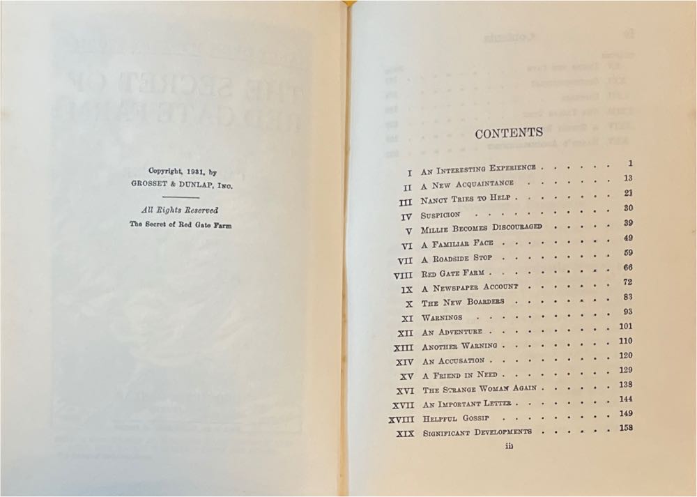 The Secret Of Red Gate Farm - Carolyn Keene (Grosset  & Dunlap - Hardcover) book collectible - Main Image 3