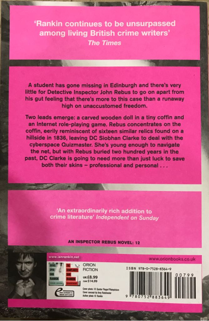 The Falls - Ian Rankin (Orion - Paperback) book collectible [Barcode 9780752883649] - Main Image 2