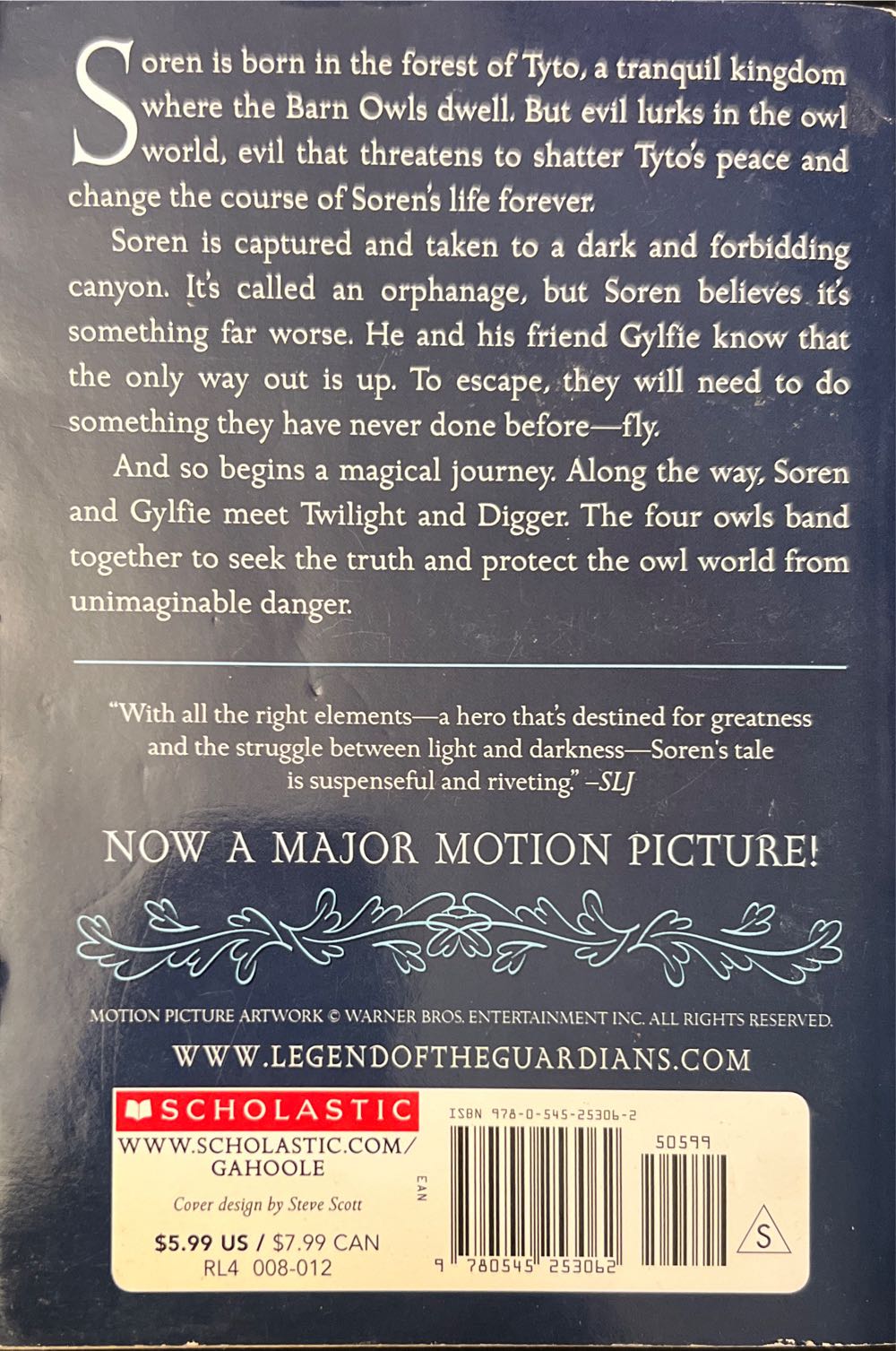 Guardians Of Ga’Hoole 1: The Capture - Kathryn Lasky (Scholastic - Paperback) book collectible [Barcode 9780545253062] - Main Image 2