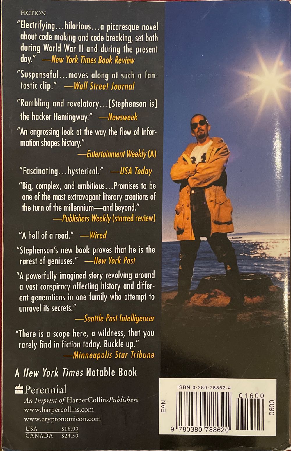 Cryptonomicon - Neal Stephenson (Perennial - Paperback) book collectible [Barcode 9780380788620] - Main Image 2