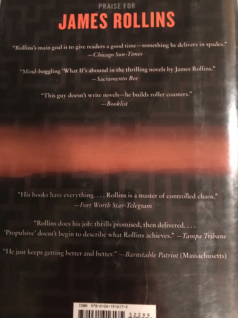 Subterranean - James Rollins (Harper Collins - Hardcover) book collectible [Barcode 9780061916175] - Main Image 2