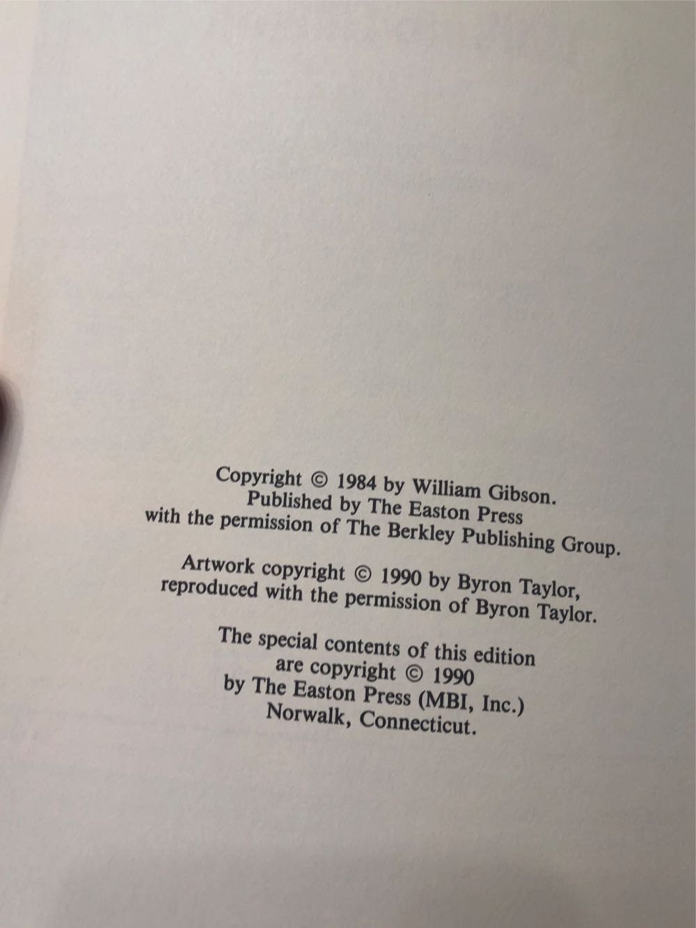 Neuromancer - William Gibson (Easton Press - Hardcover) book collectible - Main Image 3