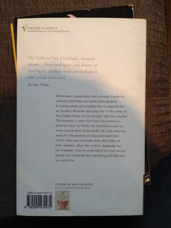 The Collector  (Vintage Classics) book collectible [Barcode 0330295683] - Main Image 2
