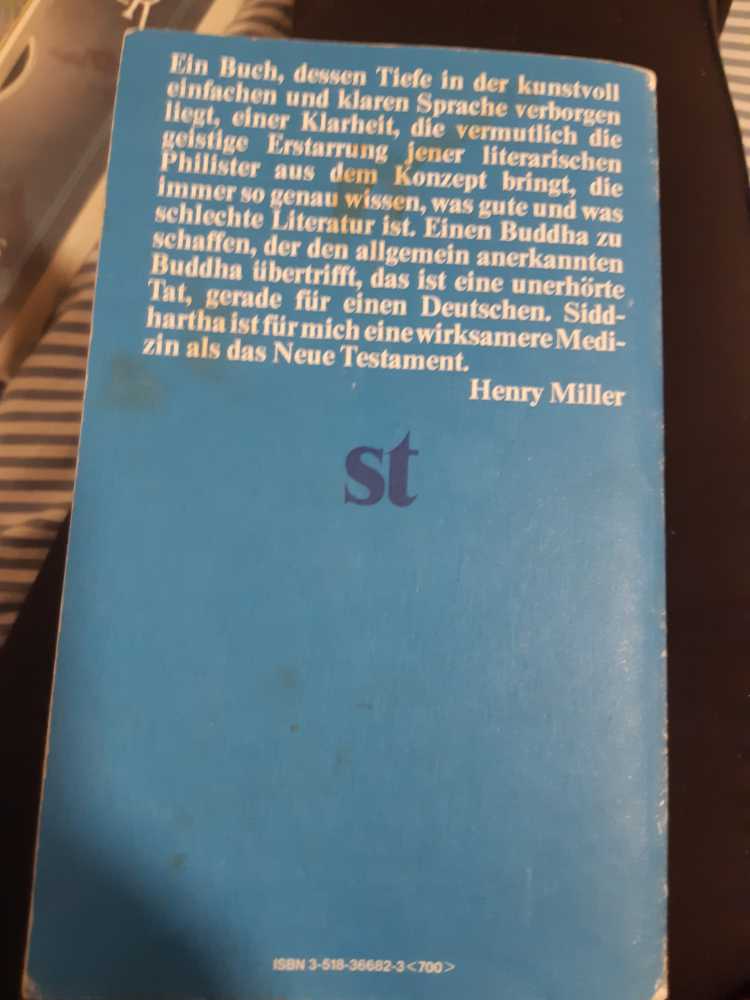 Siddhartha - Hermann Hesse (Bantam Books - Paperback) book collectible [Barcode 9780553208849] - Main Image 3