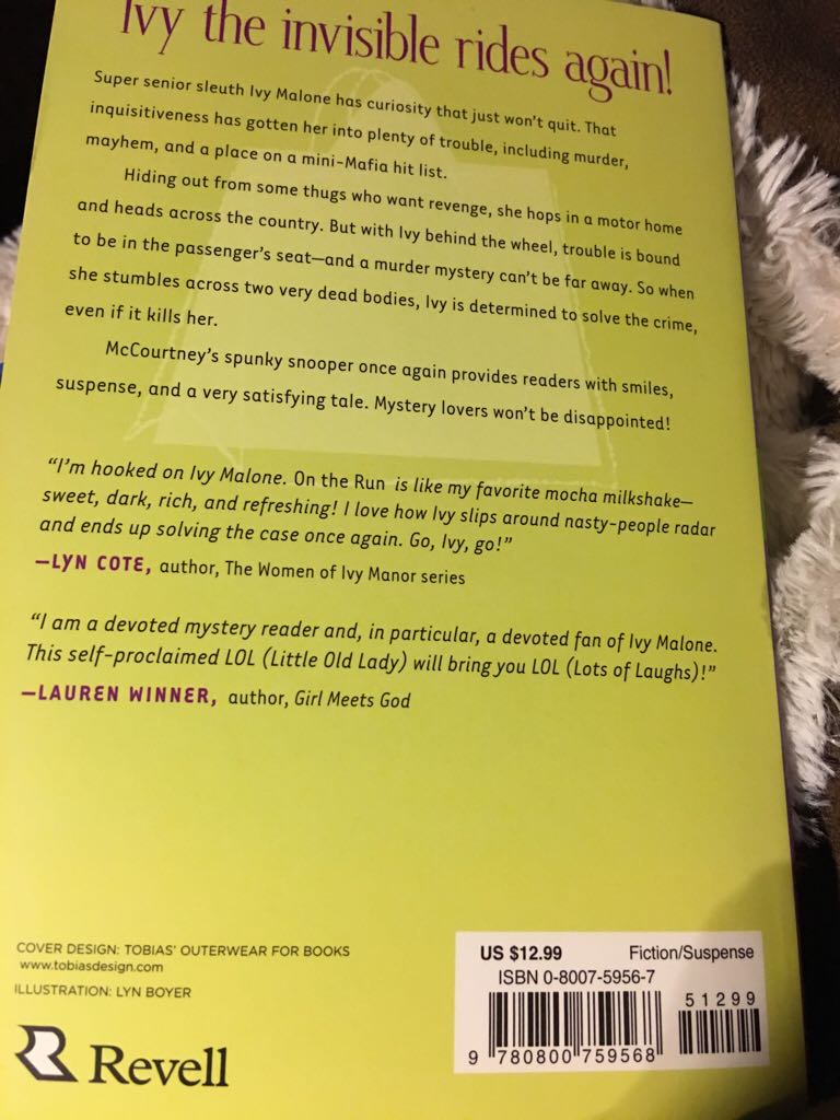 On The Run - Lorena McCourtney (Fleming H Revell Company - Paperback) book collectible [Barcode 9780800759568] - Main Image 2