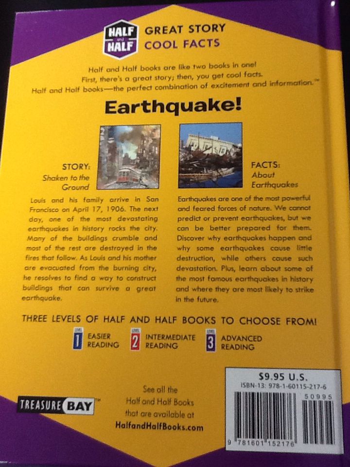 Earthquake!  (Treasure Bay Incorporated) book collectible [Barcode 9781601152176] - Main Image 2