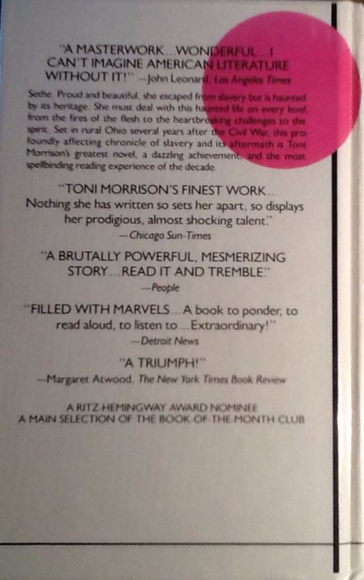 Beloved - Toni Morrison (Plume/Penguin - Paperback) book collectible [Barcode 9780452264465] - Main Image 2