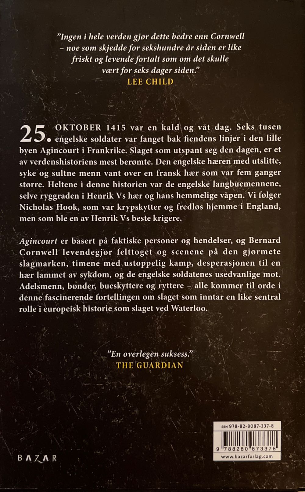 Agincourt - Bernard Cornwell (Bazar Forlag - Hardcover) book collectible [Barcode 9788280873378] - Main Image 2