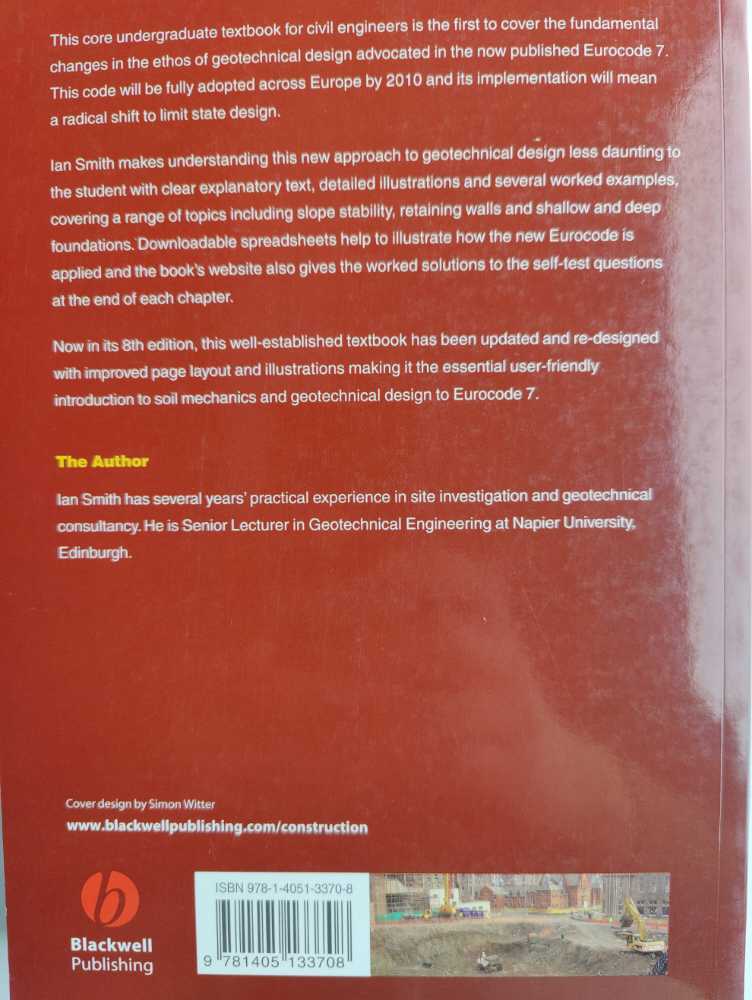 Smiths Elements Of Soil Mechanics - Smith, Ian book collectible [Barcode 9781405133708] - Main Image 2