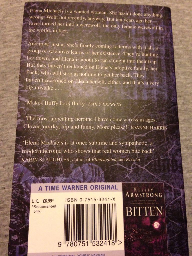 Stolen - Kelley Armstrong (Time Warner Paperbacks - Paperback) book collectible [Barcode 9780751532418] - Main Image 2