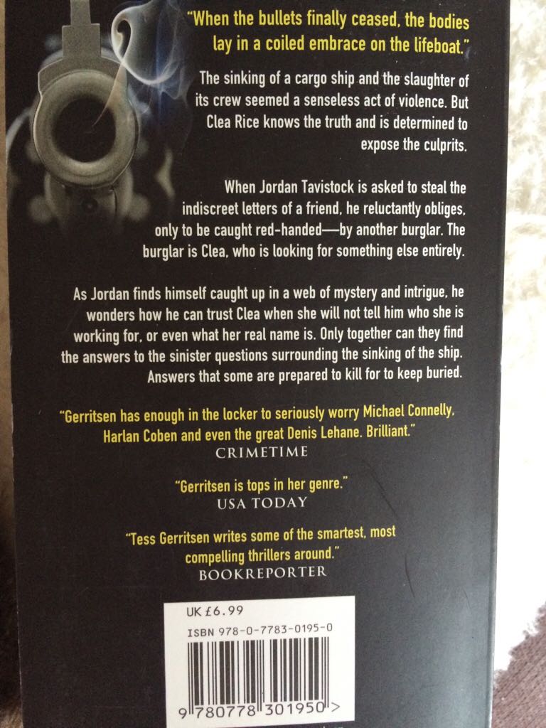 Stolen - Tess Gerritsen (Mira Books - Paperback) book collectible [Barcode 9780778301950] - Main Image 2