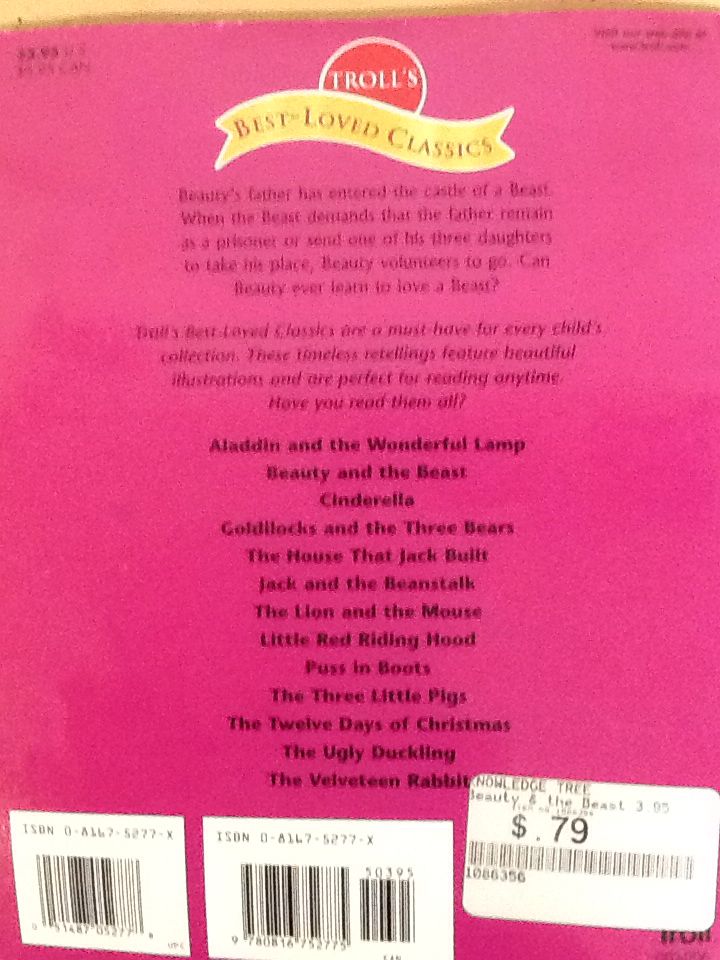 Beauty And The Beast - Della Rowland (Troll Communications Llc) book collectible [Barcode 9780816752775] - Main Image 2