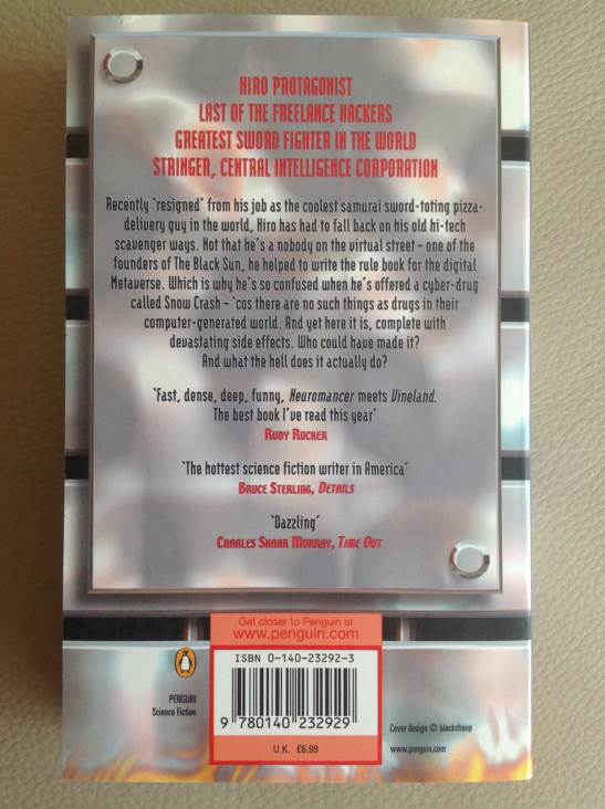 Snow Crash - Neal Stephenson book collectible [Barcode 9780140232929] - Main Image 2