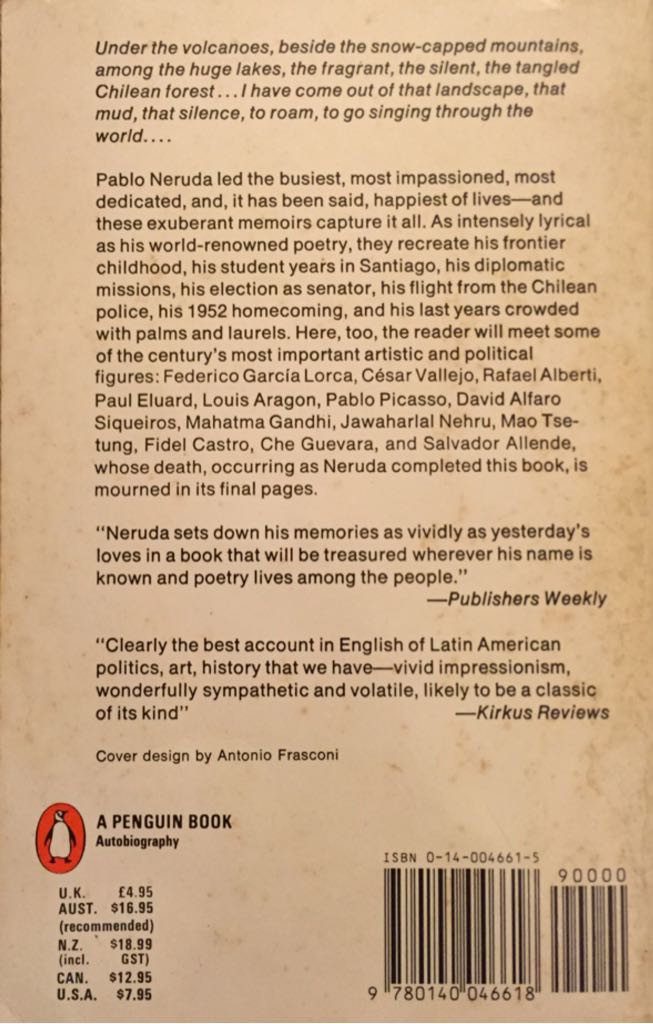 Memoirs  (New York : Penguin Books) book collectible [Barcode 9780140046618] - Main Image 2