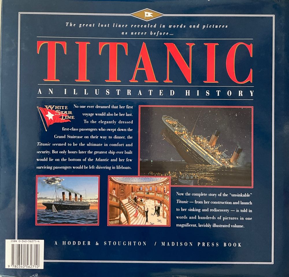 Titanic - Don Lynch (Hodden & Stoughton - Hardcover) book collectible [Barcode 9780340562710] - Main Image 2