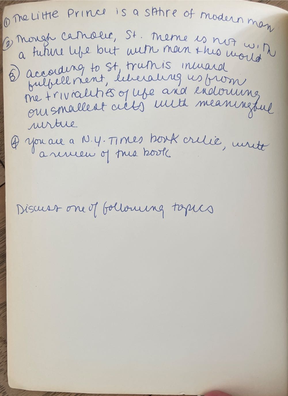 The Little Prince - Antoine de Saint-Exupéry (Harvest Books - Trade Paperback) book collectible [Barcode 9780156465113] - Main Image 3