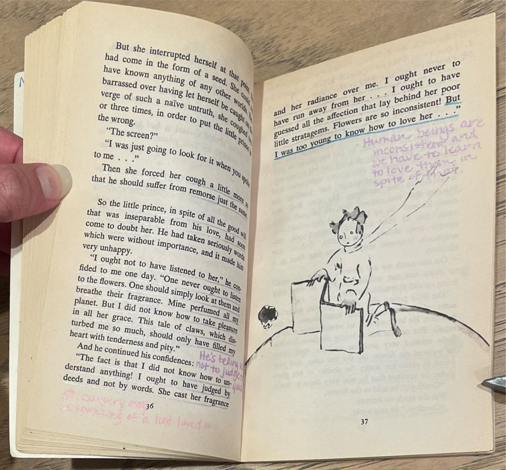 The Little Prince - Antoine de Saint-Exupéry (Scholastic, Inc. - Paperback) book collectible [Barcode 9780590129275] - Main Image 4